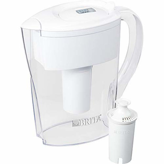 Picture of Brita Space Saver Pitchers, White