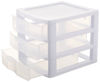 Picture of Sterilite ClearView 3 Storage Drawer Organizer