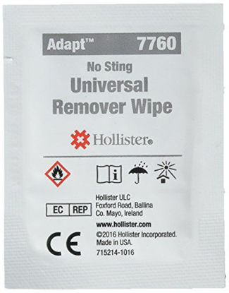 Picture of Hollister Adhesive & Barrier Remover Wipes, 50 (7760) Category: Ostomy Supplies