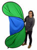 Picture of Fotodiox Pro Collapsible Background - 5x7 Chromakey Green/Chromakey Blue 2-in-1 Background Panel