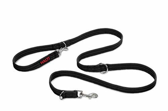 Picture of The Company of Animals Halti Training Lead For Dogs, Double Ended Dog Training Leash for Halti Head Collar and No Pull Harness, Black Training Leash for Medium Dogs and Large Dogs, Model Number: 14320B