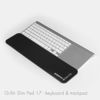 Picture of Grifiti Slim Pad 17 Smooth Surface Poron Black Reversible Wrist Rest for Apple® Mac Mini Wireless Keyboard and Magic TrackPad and iMac® Wired USB Keyboard