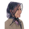 Picture of La Mart Women's Rain Bonnet With Full Cut Visor & Netting O/S Black