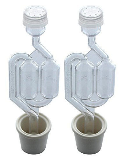 Picture of Twin Bubble Airlock and Carboy Bung (Pack of 2)
