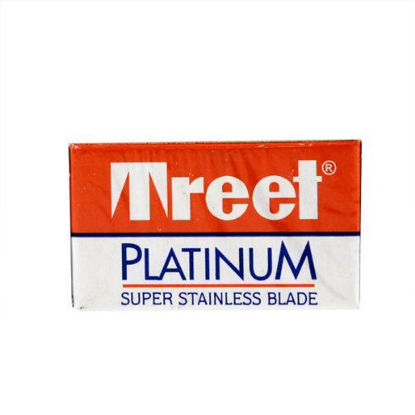 Picture of Platinum Super Stainless Double-Edge Blades - 10 razor blades by Treet