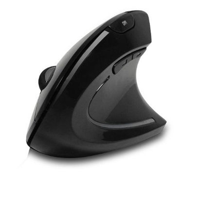 Picture of Adesso iMouse E10 - Vertical Ergonomic Optical 6-Button 2.4 GHz RF Wireless Mouse - Right Hand Orientation