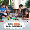 Picture of Flexo - Toy Building Brick Set with Flexible 3D Blocks - Free Play Educational Stem Learning for Girls & Boys - Kids age 6+ - Award Winning Design - Inventor Set Neutral Colours - 815 Piece Build Kit