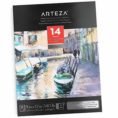 Arteza Sketchbook, 9x12, 100 Sheets of Drawing Paper