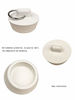 Picture of 4 Sizes White Drain Stopper, Rubber Sink Stopper Plug with Hanging Ring for Bathtub Kitchen and Bathroom