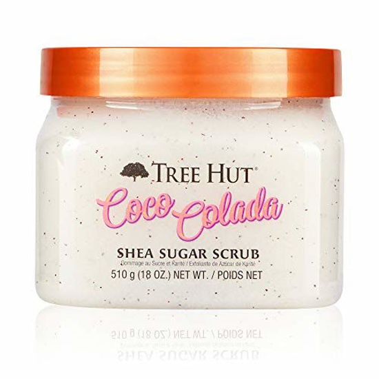 Picture of Tree Hut Shea Sugar Scrub Coco Colada, 18oz, Ultra Hydrating and Exfoliating Scrub for Nourishing Essential Body Care