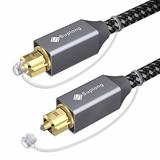 Optical Cable for LG Samsung Sony Philips Sound Bar, Smart TV, Home Theater  PS4