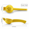 Picture of Manual Juicer Citrus Lemon Squeezer,Fruit Juicer Lime Press Metal,Professional Hand Juicer Kitchen Tool(yellow