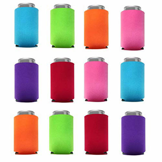 Picture of Can Cooler Sleeves Blank Poly Foam (12, Multi Color)