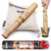 Picture of BIG-SHOT 13.75" Hard Maple Muddler Mallet & Lewis Ice Bag Kit by BARILLIO | Wooden Mojito Muddler Bar Tool Ice Crusher & Canvas Bag Set | Make Cocktails Drinks And Crushed Ice With Ease