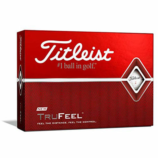 Picture of Titleist TruFeel Golf Ball, White, (One Dozen)