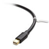 Picture of Cable Matters Mini DisplayPort to DisplayPort Cable (Mini DP to DP) in Black 6 Feet - Thunderbolt and Thunderbolt 2 Port Compatible