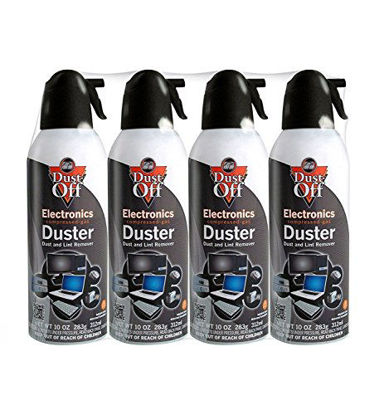 Picture of Dust-Off Compressed Gas Duster, Pack of 4