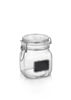 Picture of Bormiolio Rocco Clear Jar with Chalkboard, 25.3 Oz