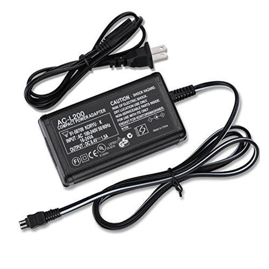 Picture of AC-L200C AC Power Adapter Charger compatible sony HDR-SR12, DCR-SR42, DCR-SR45, DCR-SR46, DCR-SR47, DCR-SR68, DCR-SX40, DCR-SX41, DCR-SX44, DCR-SX45, DCR- SX60, DCR-SX63 SX65 SX85 Handycam Camcorder