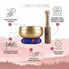 Picture of Tibetan Singing Bowl Set - Meditation Sound Bowl Handcrafted in Nepal for Healing and Mindfulness