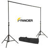 Picture of Fancierstudio Green Screen Background Stand Backdrop Support System Kit with 6ft x 9ft Chromakey Green Muslin Backdrop by Fancierstudio H804 6x9G