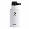 Picture of Hydro Flask Beer Growler - Stainless Steel & Vacuum Insulated - Easy-Carry Handle - 64 oz, White