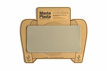 Picture of MastaPlasta Self-Adhesive Premium Leather Repair Patch, Large, Beige - 8 x 4 Inch