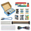 Picture of REXQualis Electronics Component Fun Kit w/Power Supply Module, Jumper Wire, 830 tie-Points Breadboard, Precision Potentiometer,Resistor Compatible with Arduino, Raspberry Pi, STM32