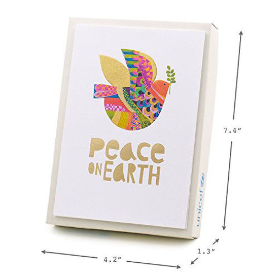 GetUSCart Hallmark UNICEF Boxed Christmas Cards, Peace On Earth Dove