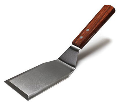 Picture of MANNKITCHEN Professional Grade Stainless Steel Spatula Perfect for Cast Iron Skillets and Flat Top Grills