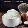 Picture of Perfecto Stainless Steel Shaving Bowl. Durable Metal Mug For Shaving Soap & Cream. Perfect Addition To Your Wet Shaving Kit. Double Layer Smooth Shave Unbreakable Mug With Heat Insulation