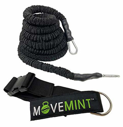 Picture of MOVEMINT 33ft Speed Bungee Band Trainer, 90+lbs Resistance (Longest in Market)