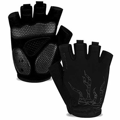 Lightbare UPF 50+ Kids Half Finger Gloves with Anti-Slip Padded
