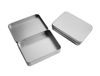 Picture of Walkingpround 12 Pack Empty Tin Box Storage Containers Metal Silver Rectangular for Candy Tins Gift Card Holder Box