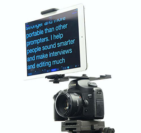 Picture of Glide Gear TMP10 Teleprompter Tablet Smartphone Hot Shoe Bracket Multi Mount Holder