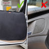 Picture of BECROWMUS Waterproof Pet Car Door Cover Vehicle Door Protector Back Seat Doors -Two Steps to Install,Black