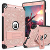 Picture of BENTOBEN Case for iPad Air 2/iPad 9.7 2017/2018/Pro 9.7, iPad 5th/6th Generation Case, Glitter 3Layer Full Body Protective Kickstand Durable Leather Shockproof Girls Women Kids Tablet Cover, Rose Gold