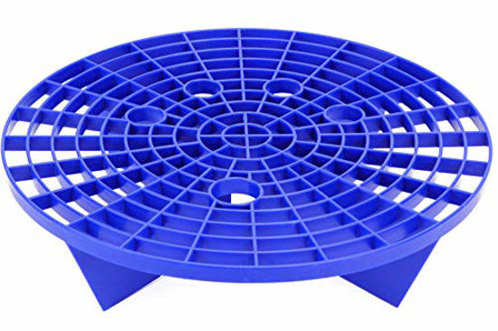 Picture of VIKING Automotive Bucket Insert Grit Trap for Car Cleaning Wash and Detail Kits, Helps Remove Dirt and Debris from Microfiber, Mitts, Cloths, and Sponges, Blue