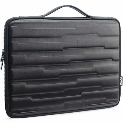 Picture of DOMISO 15.6 Inch Shock Resistant Laptop Sleeve with Handle Protective Case Compatible with 15.6" Lenovo IdeaPad 520 / Dell Inspiron 15 3000 3573 / HP/ASUS/Acer Computer, Black