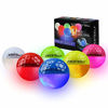 Picture of Crestgolf Flashing Glowing Golf Ball,Night Glow Flash Light up LED Golf Ball,six Color for Your ChoiceMixed Brighter Color,6pcs