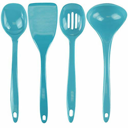 Picture of Calypso Basics by Reston Lloyd Melamine Utensil Set, 4-Piece, Turquoise