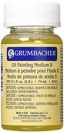 Picture of Grumbacher Slow-Drying Medium II for Oil Paintings, 2-1/2 Jar, #5762