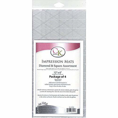 Picture of CK Products Impression Mat Set - Diamonds/Squares