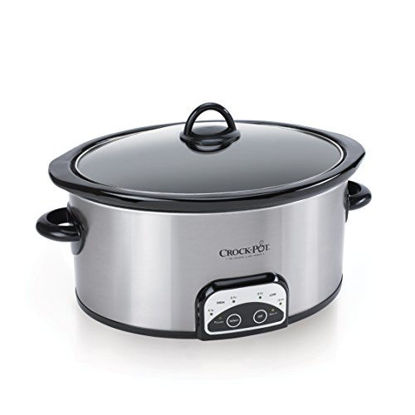Picture of Crock-Pot SCCPVP600-S Smart-Pot 6-Quart Slow Cooker, Brushed Stainless Steel