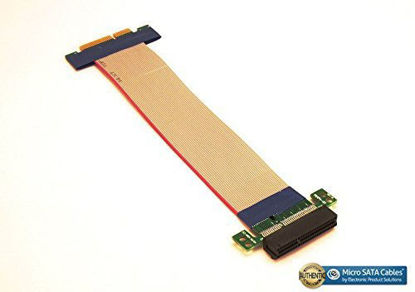 Picture of Micro SATA Cables PCI-E Express 4X Riser Card with Flexible Cable