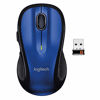 Picture of Logitech M510 Wireless Computer Mouse - Comfortable Shape with USB Unifying Receiver, with Back/Forward Buttons and Side-to-Side Scrolling, Blue