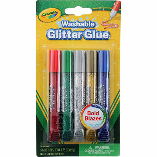 GetUSCart- Crayola Washable Glitter Glue 5 ea (Pack of 3)