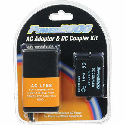 Picture of Power 2000 AC Adapter & DC Coupler Kit for Canon DR-E8