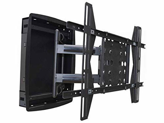 Picture of Monoprice Recessed Full-Motion Articulating TV Wall Mount Bracket - for TVs 42in to 63in Max Weight 200lbs Extension Range of 3.94in to 25.0in VESA Patterns Up to 800x500 Black