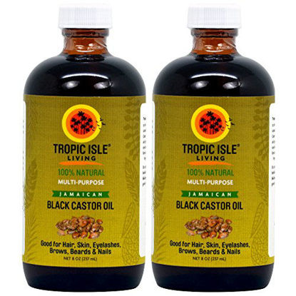 Picture of Tropic Isle Living Jamaican Black Castor Oil 8oz "Pack of 2"